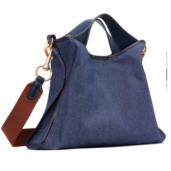 SEE BY CHLOE Small Denim Joan Bag - Picture 3 of 12
